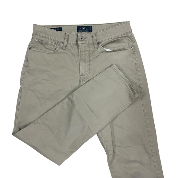 Lucky Brand 121 Heritage‎ Slim Chino Pants Men's 30X30 Casual Preppy - Picture 1 of 11